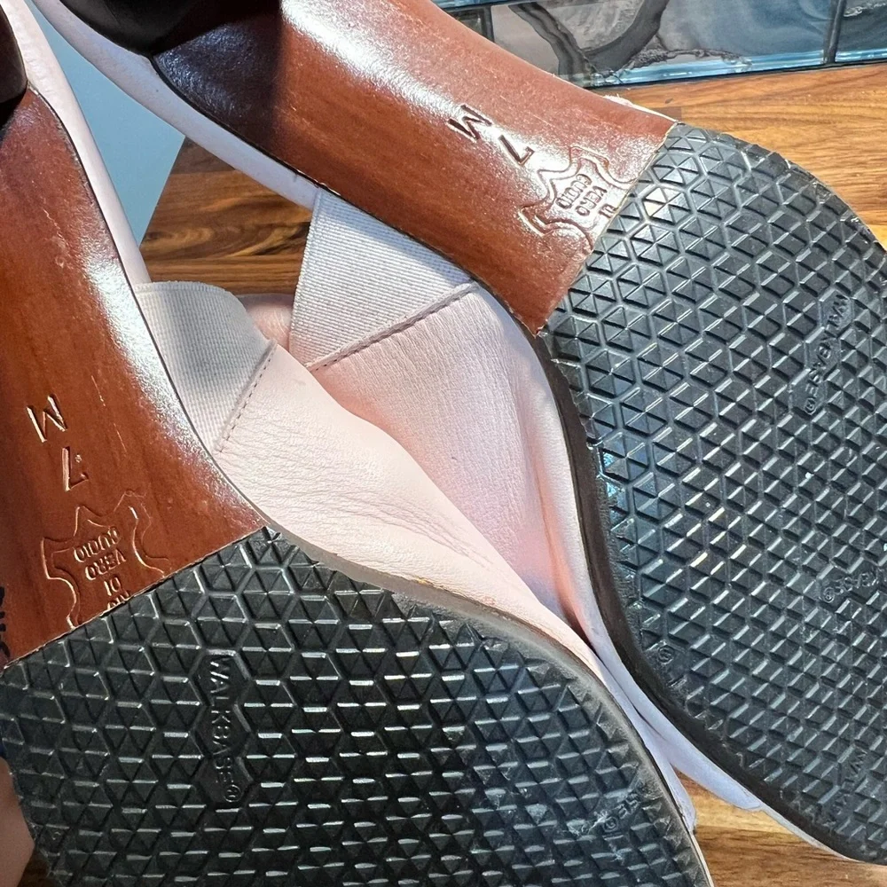 Sesto Meucci Blush Pink Open Toe Heels - Picture 6 of 13